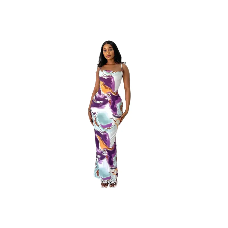 Fashionable Sexy Milk Fiber Dress Women-0