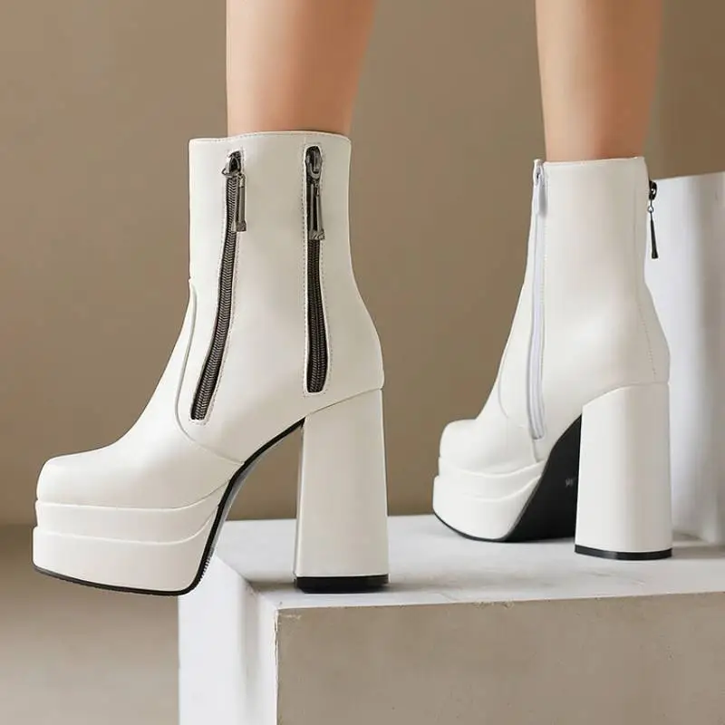 Simple Waterproof Martin Boot-1