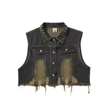 Retro Distress Vest