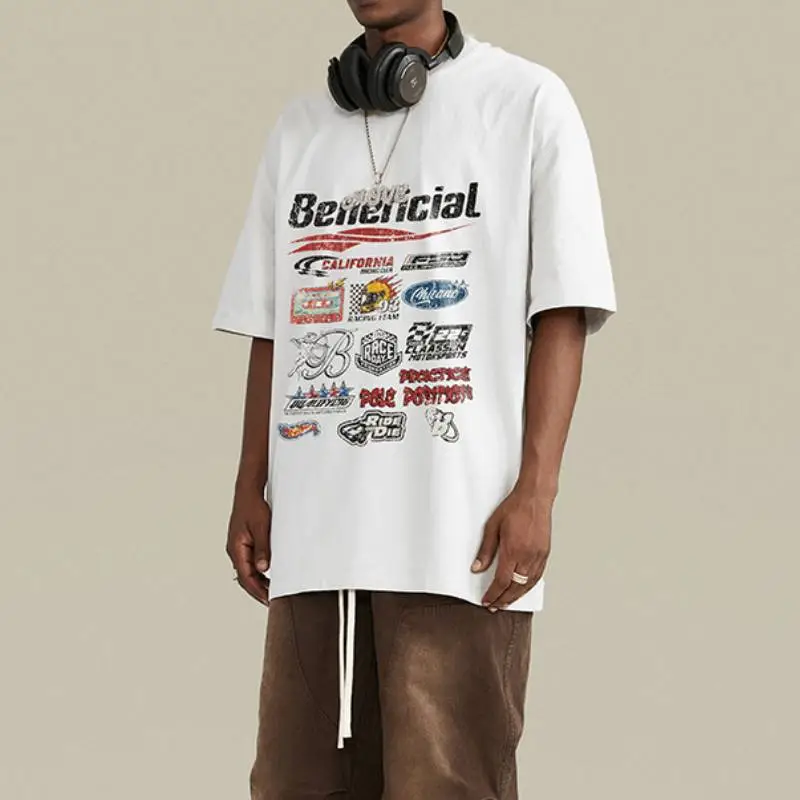 Street Washed 100% Cotton T Shirt-2