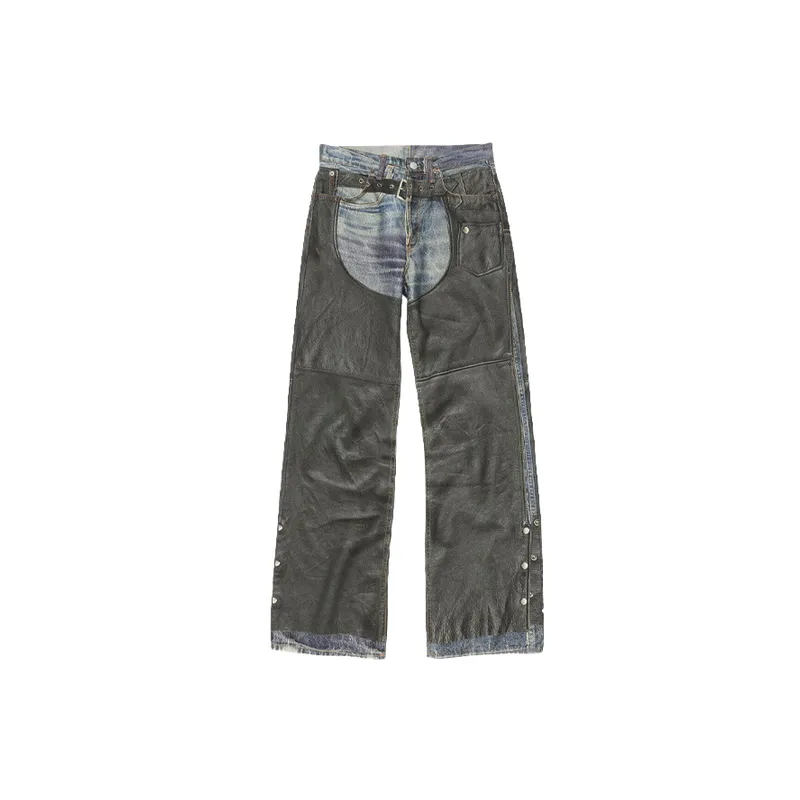 Retro Simple Jeans-0