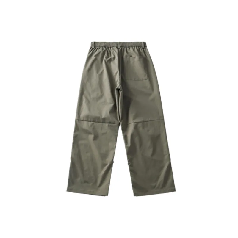 Casual Lightweight Blended Synthetic Fabrics Cargo Pants-5