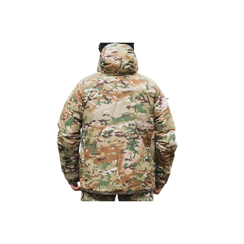 Basics Loose Synthetic Fiber Quilted Jacket-2