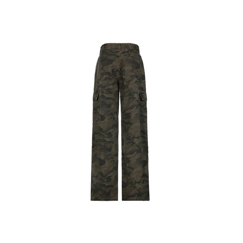 Retro Camo Jeans Women-1