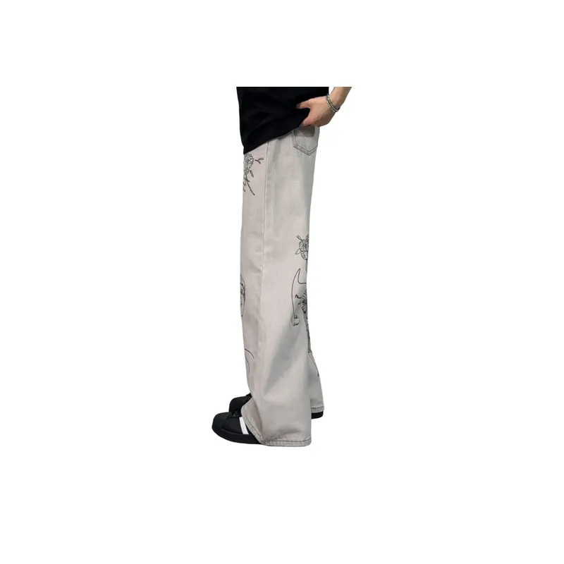 Trendy Denim Jeans-1