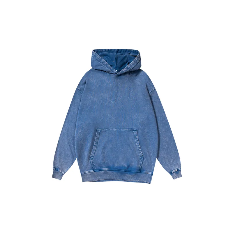 Retro Batik Wash Water Old Hoodie-14