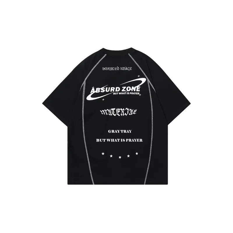 Retro Style Hip Hop T Shirt-5