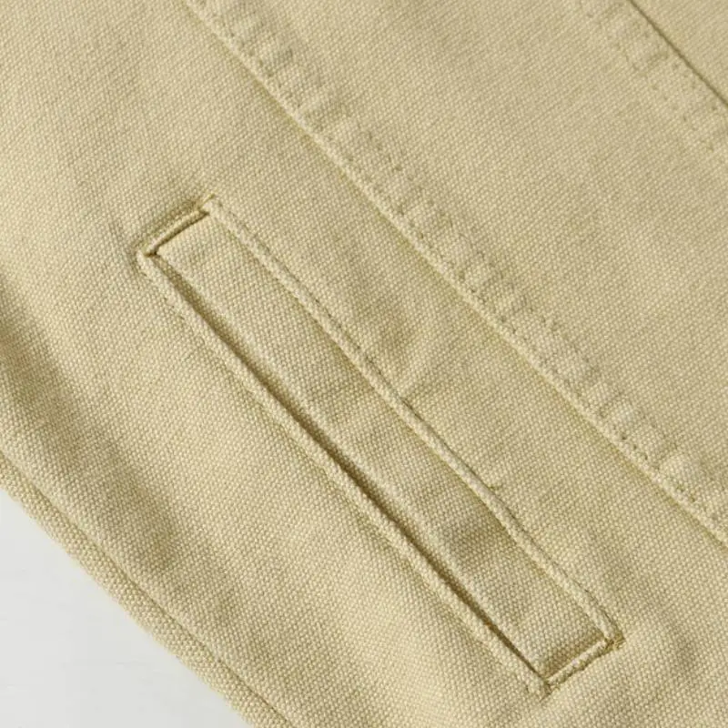 Casual Loose Cotton Blended Fabric Jacket-3