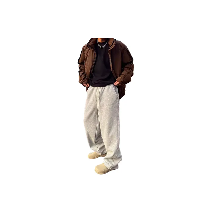 Retro Straight Leg Casual Pants-3