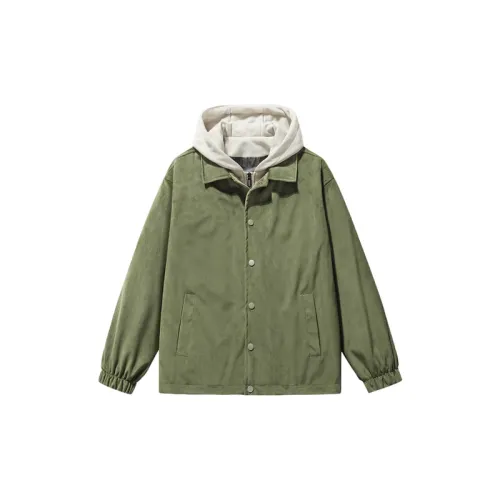 Casual Large Size Fashion Sports Unisex Hooded Suede Jacket