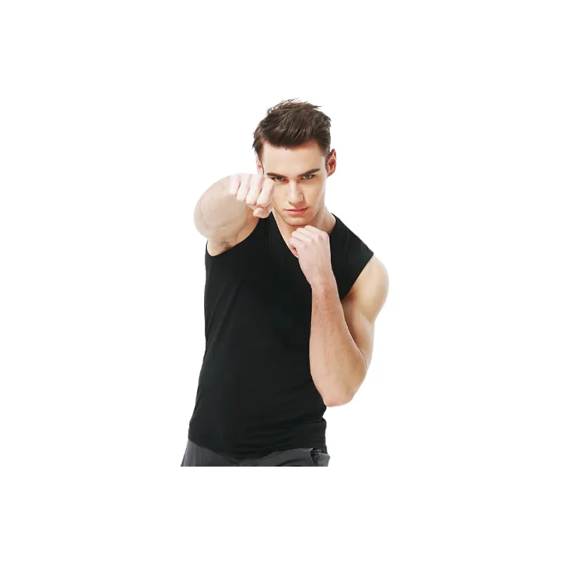 Casual Loose Polyester Cotton Vest-0