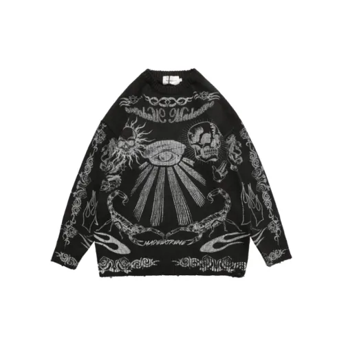 Skull Print Sweater