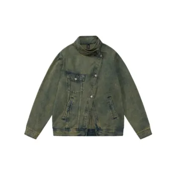 Fashion Retro Street Design High end Sense Instagram Loose Casual Denim Jacket