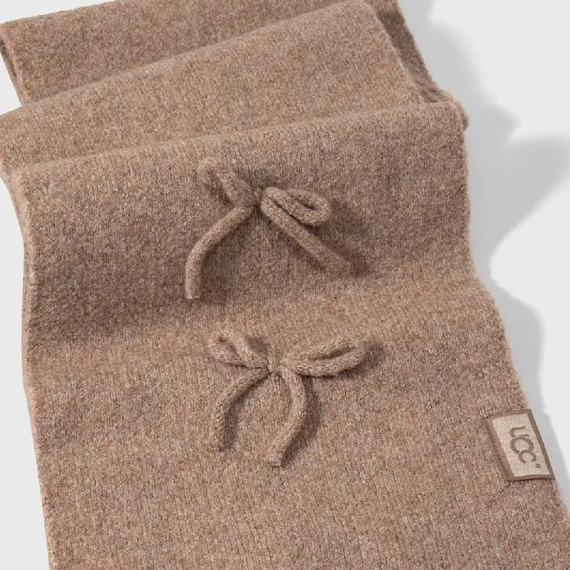 Cute Bow Knit Scarf-6