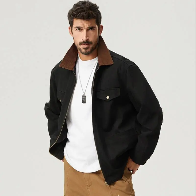 Retro Plain Jacket-2