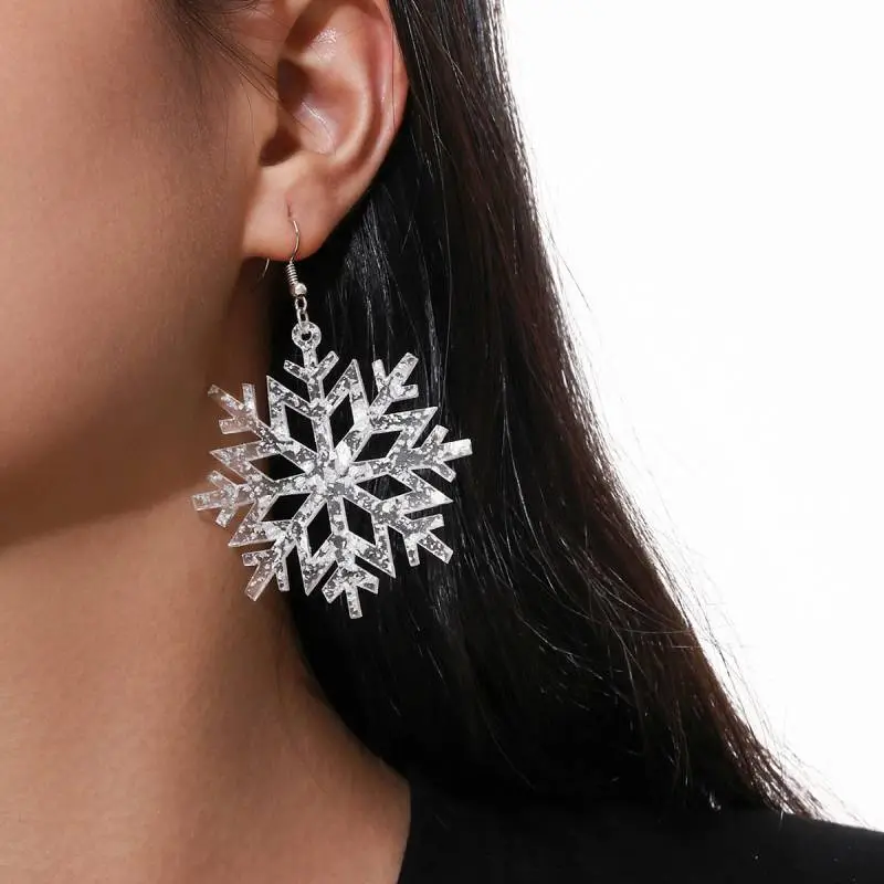 Fashionable Christmas Sequins Earring-1