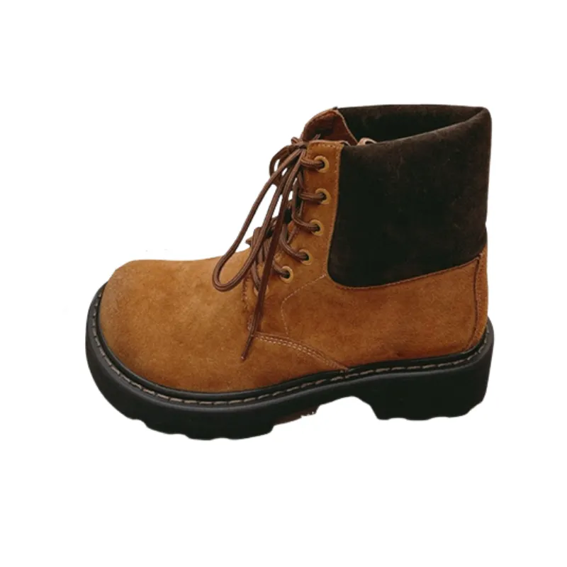 Retro Loose Casual Outdoor Boots-0