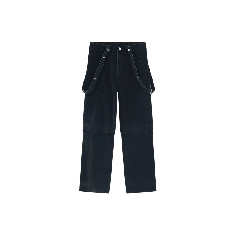 Loose Straight Leg Jeans-0