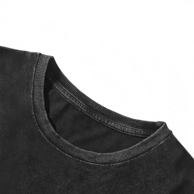 Casual Funky Combed Cotton T Shirt-2