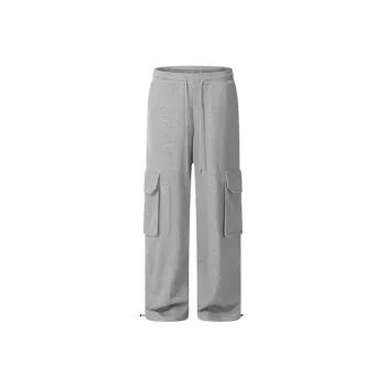 Sporty Breathable Cotton Blended Fabric Casual Pants Unisex