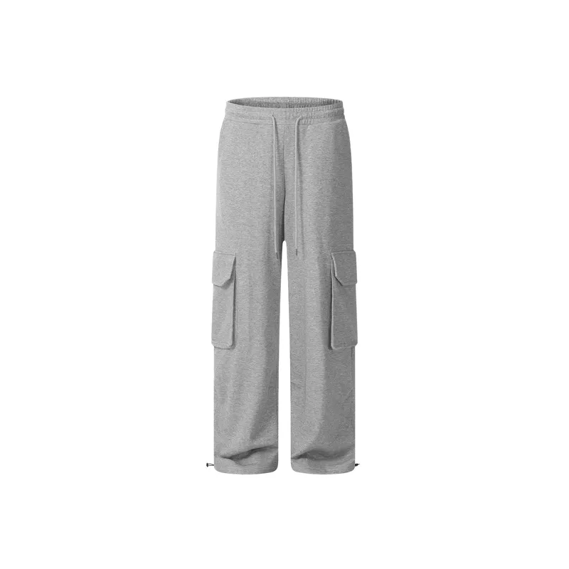 Sporty Breathable Cotton Blended Fabric Casual Pants Unisex-3