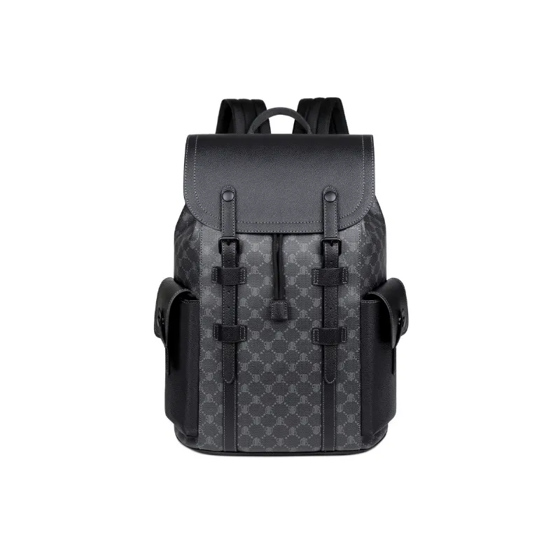Casual Print Backpack-0