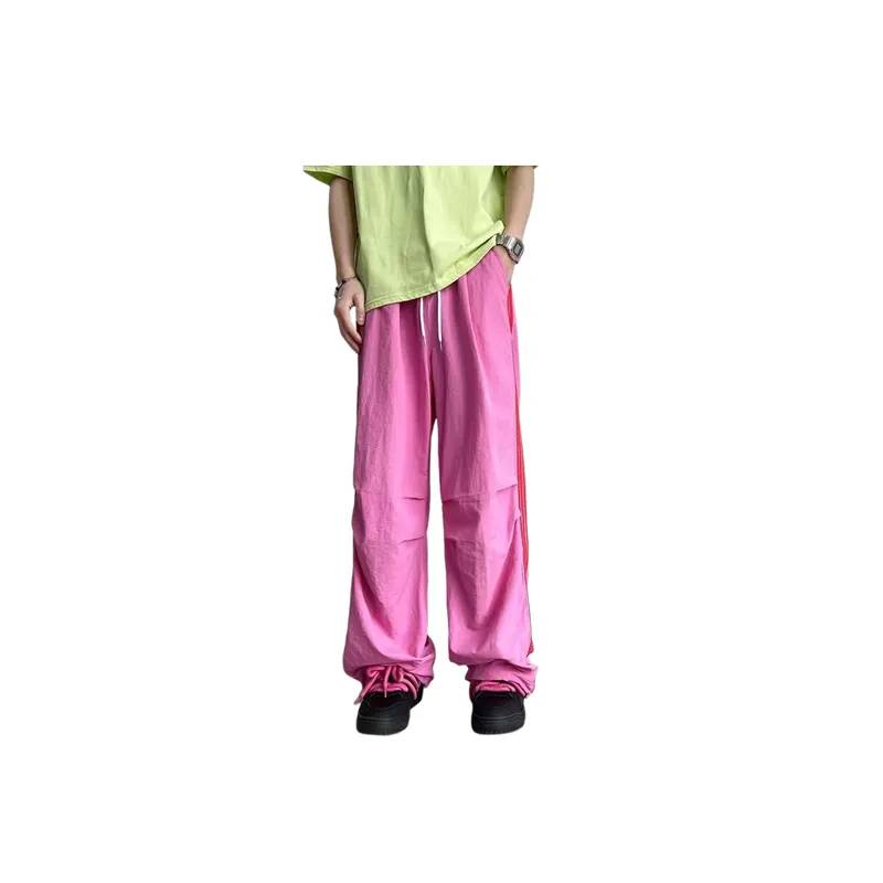 Fashion Loose Casual Hard Shell Pants-4