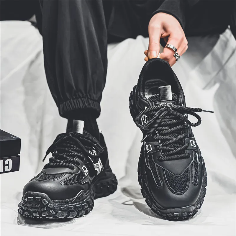 Sporty Breathable Chunky Sneakers-7
