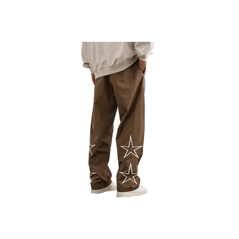 Retro Embroidery Casual Pants-6