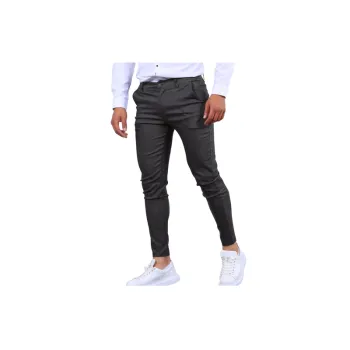 Casual Plain Fashionable Suit Trousers