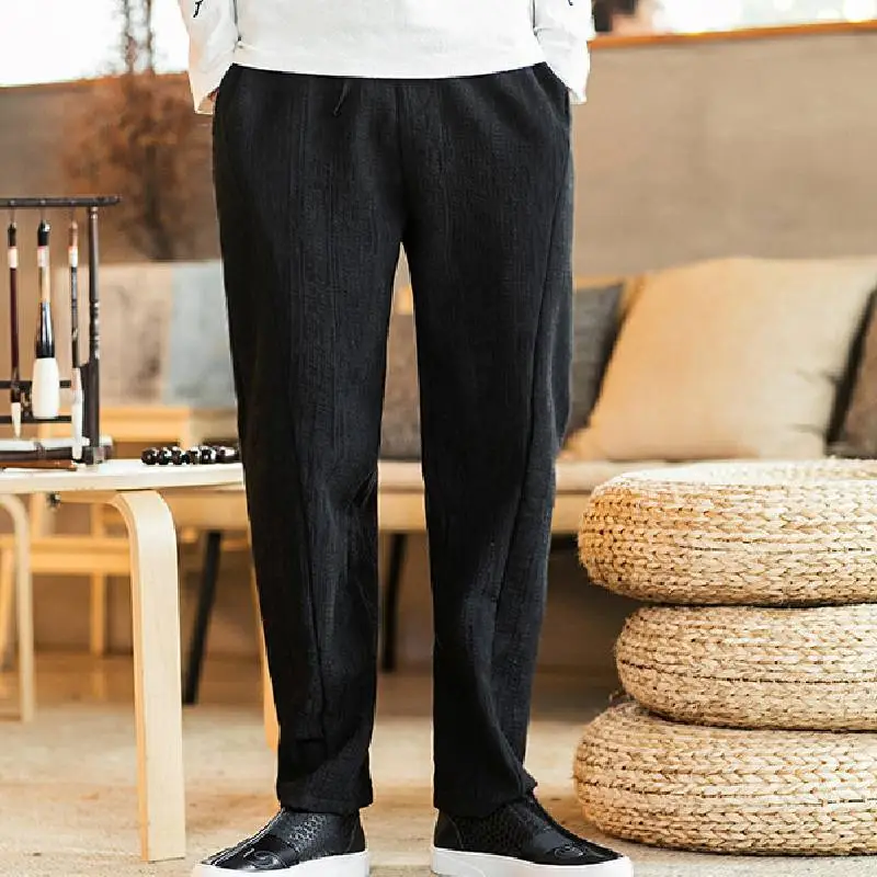Simple Retro Casual Pants-6