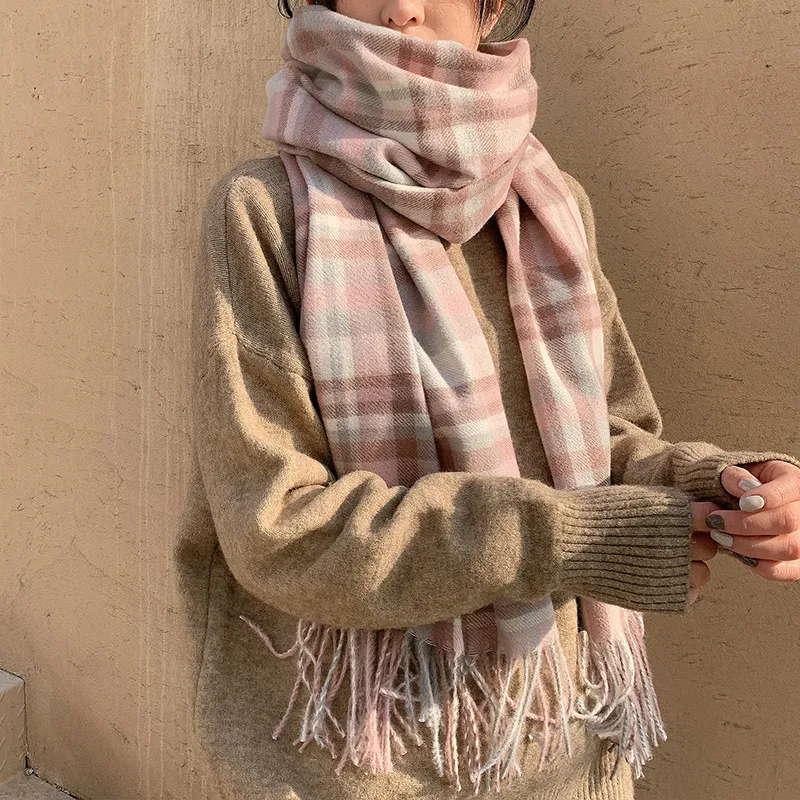 Casual Retro Knit Scarf-3