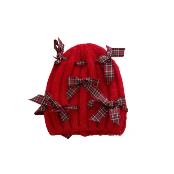 Fashionable Plaid Beanie