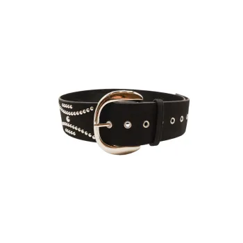 Street Metal Leather Belt