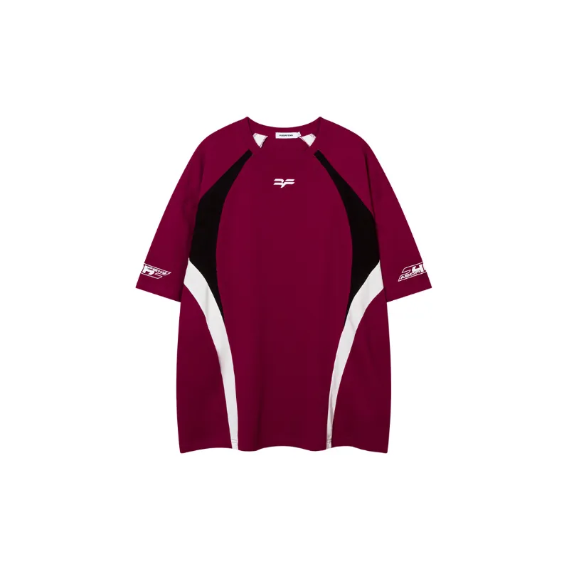 Retro Sporty Cotton T-Shirt-2