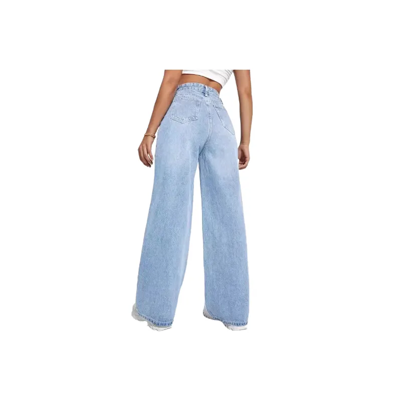 Basics Straight Jeans Women-1