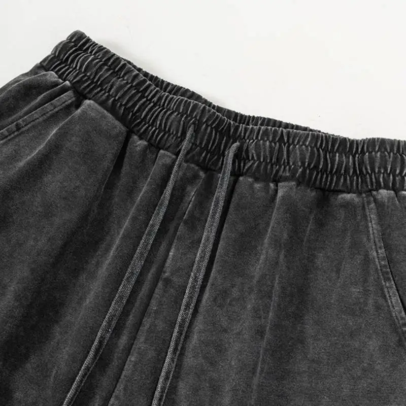 Sporty Loose Cotton Casual Shorts-6