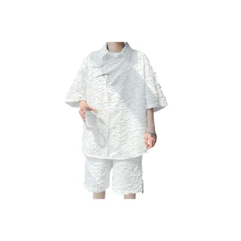 Trendy Shirt And Casual Shorts Set