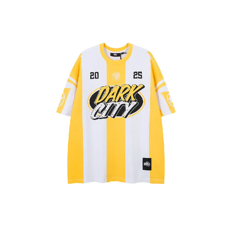 Retro Loose Combed Cotton T Shirt-4