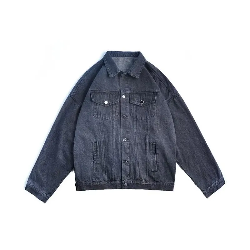Elegant Loose Denim Jacket-0