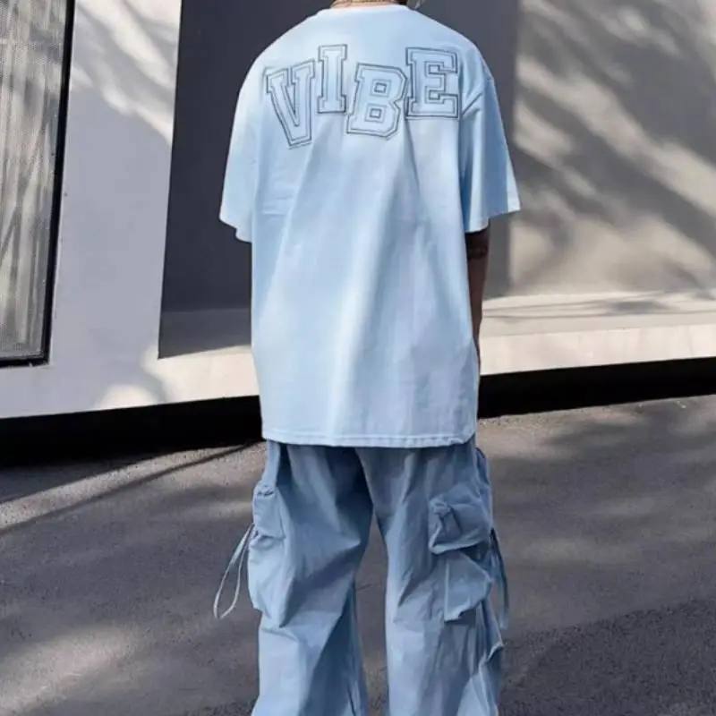 Retro LooseCasual Cargo pants-8