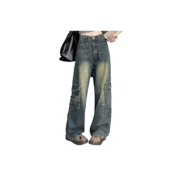 Retro Loose Jeans Women
