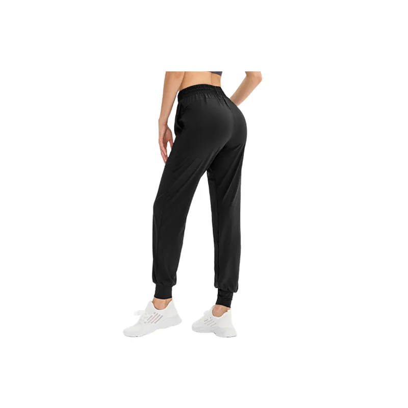 Sporty Casual Polyester Sports Pants Women-3