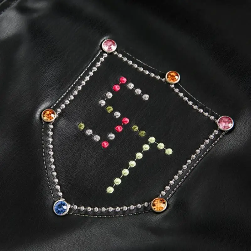 Trendy Fashionable PU Leather Jacket-4