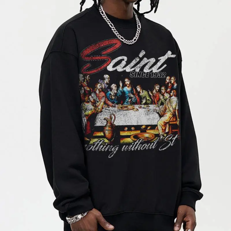 Retro Fashionable Sweatshirt-2