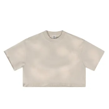 Fashionable Washed Cotton T Shirt