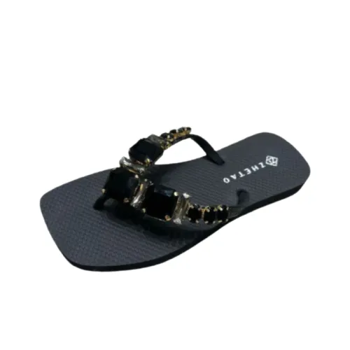 Casual Rhinestone Flip Flops