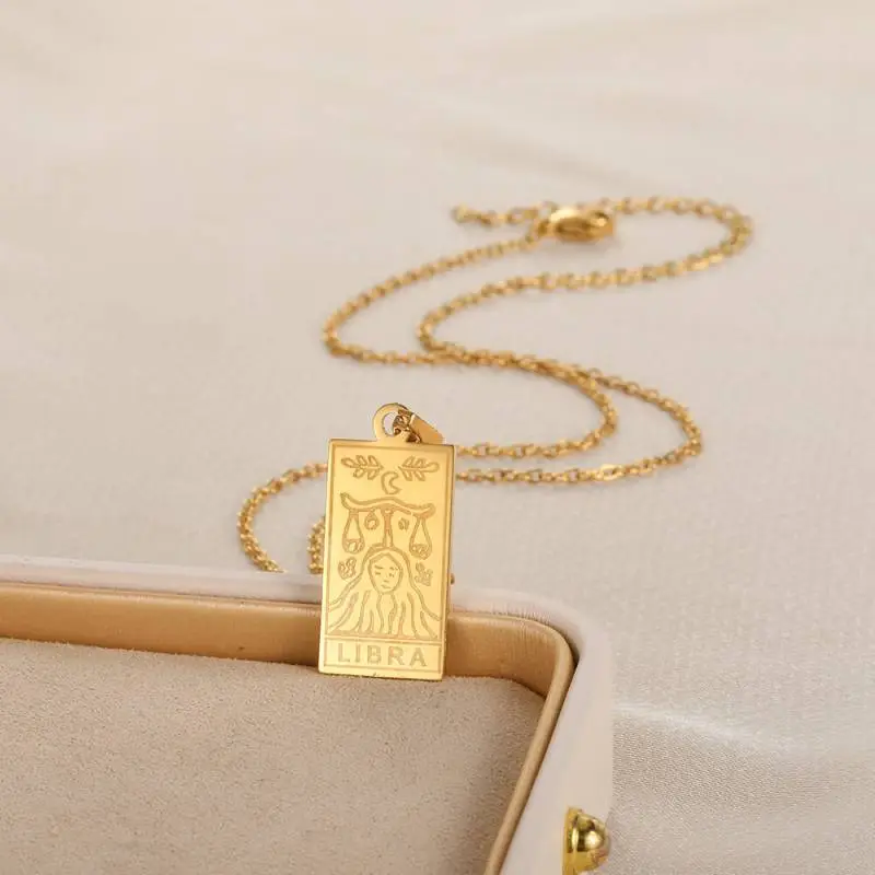 Simple Plain Necklace Unisex-6