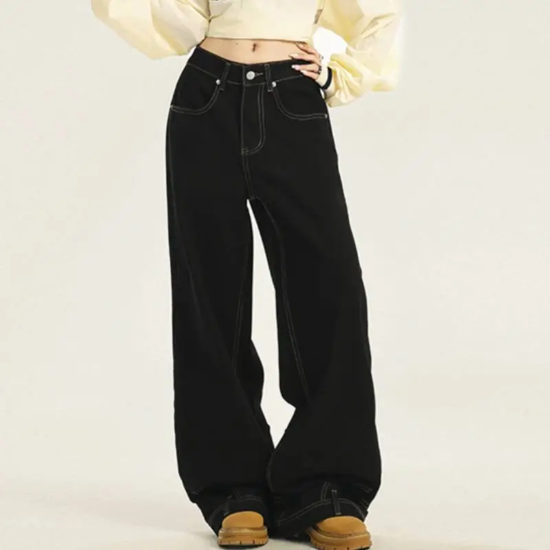 Basics Simple Jeans Women-2