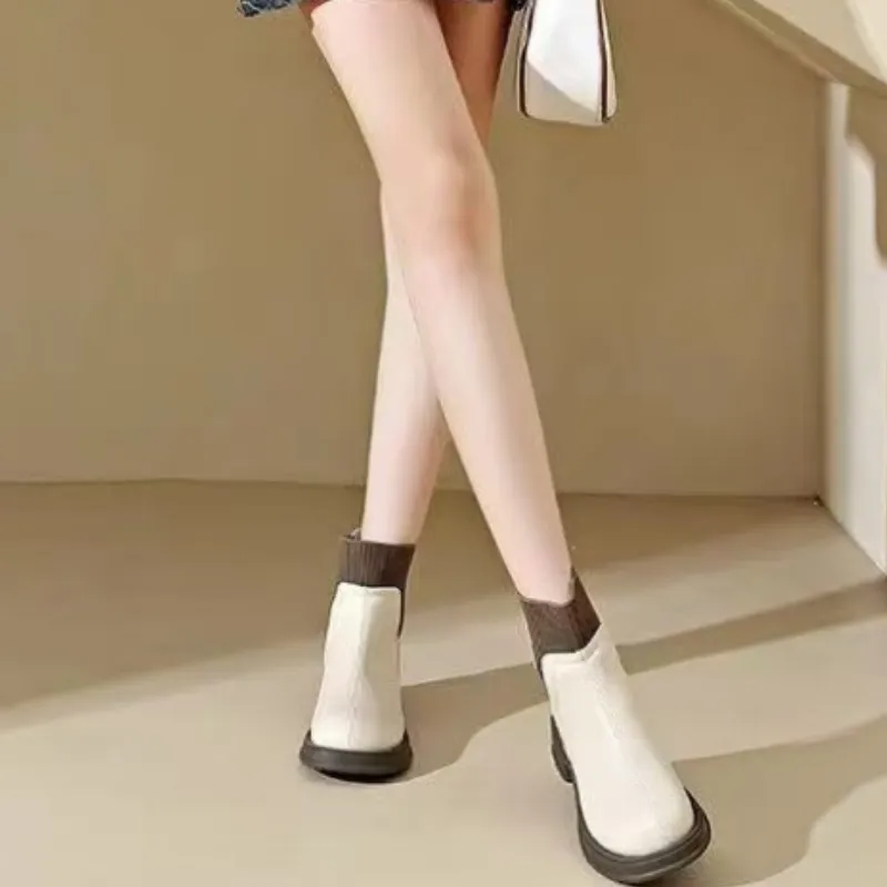 Casual Plain Martin Boot-2